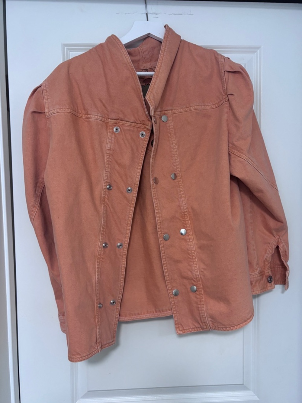 Isabel Marant Orange Denim Jacket